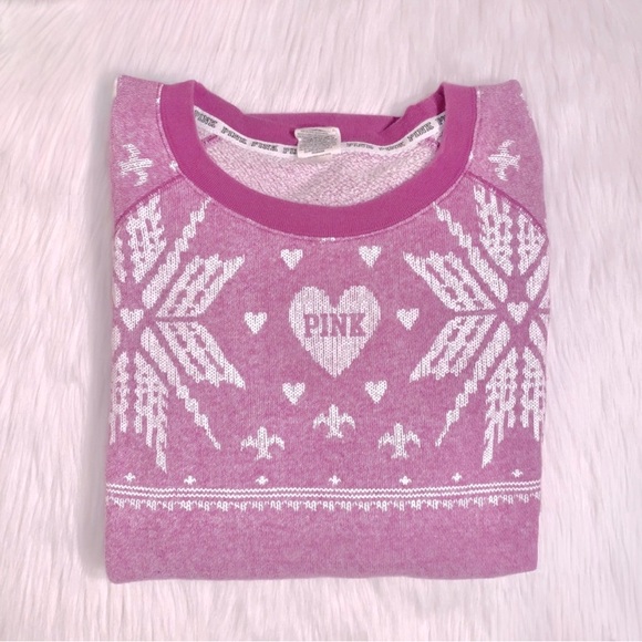 PINK Victoria's Secret Tops - Victoria Secret PINK sweatshirt, purple size small